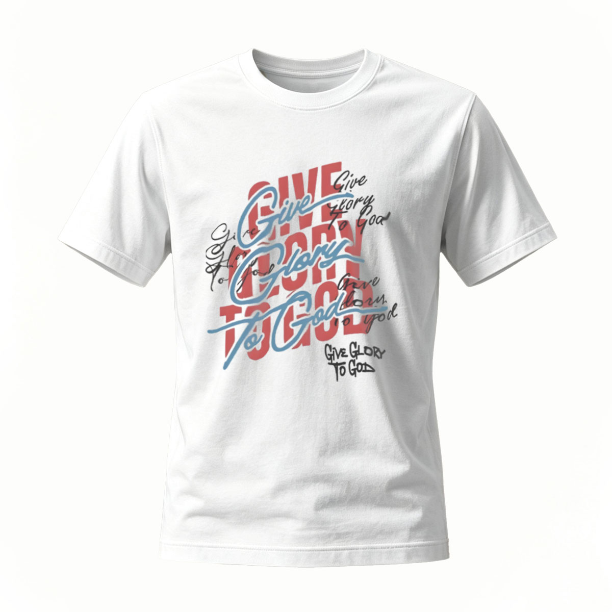 Give Glory to God Men's T-Shirt Religious Christian Apparel - Image 2