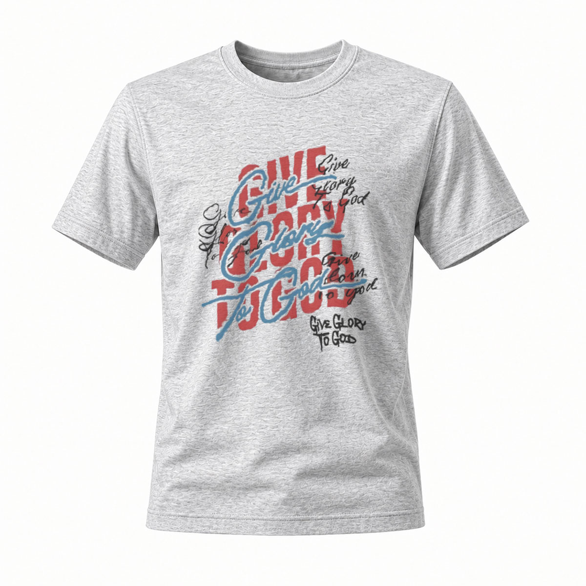 Give Glory to God Men's T-Shirt Religious Christian Apparel - Image 3