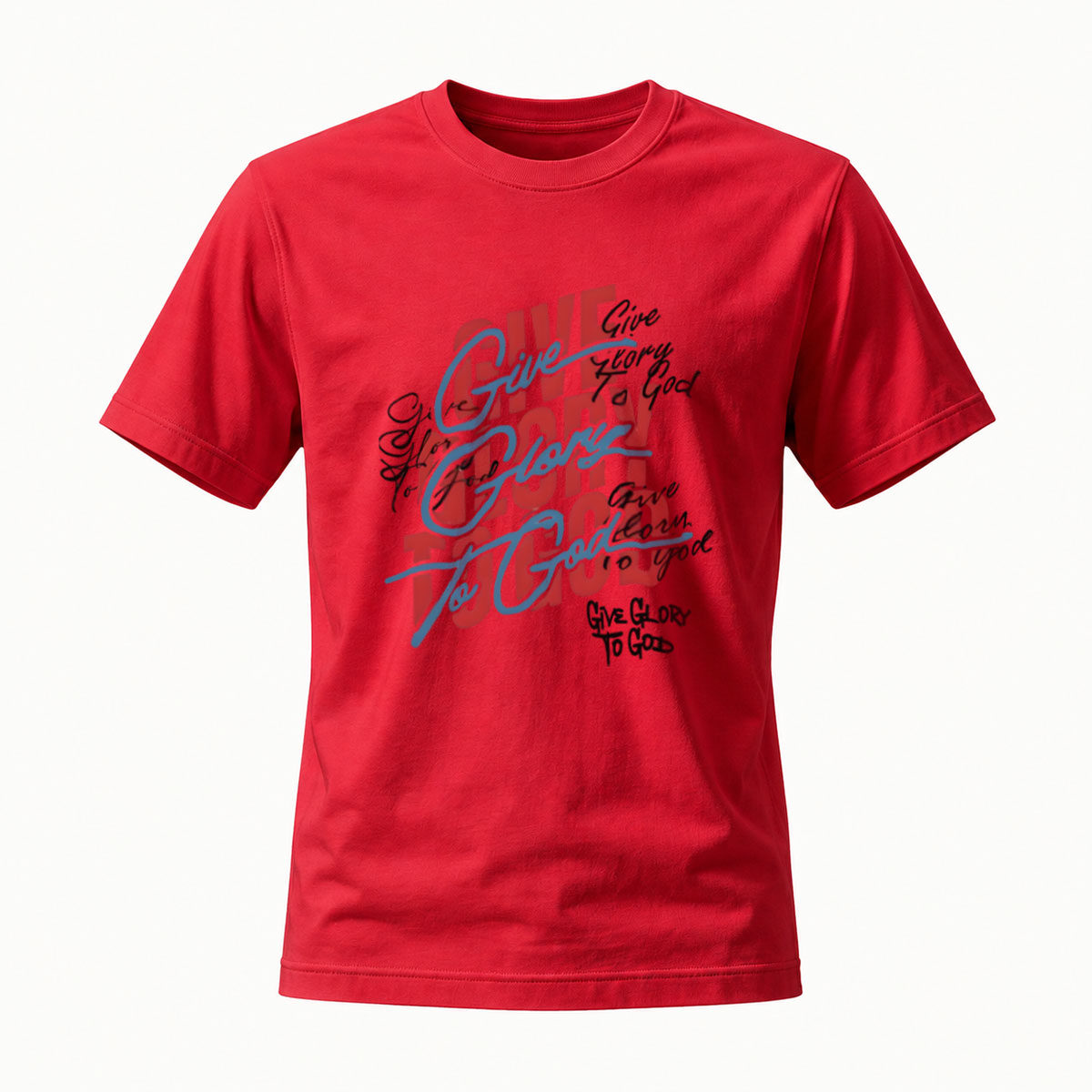 Give Glory to God Men's T-Shirt Religious Christian Apparel - Image 5
