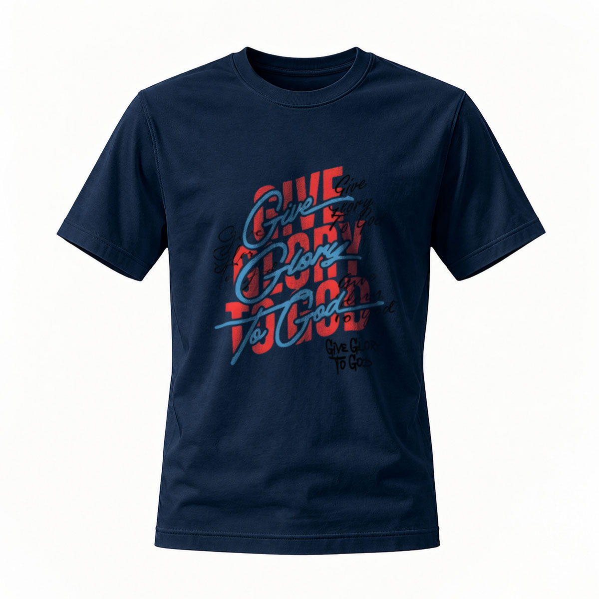 Give Glory to God Men's T-Shirt Religious Christian Apparel - Image 7