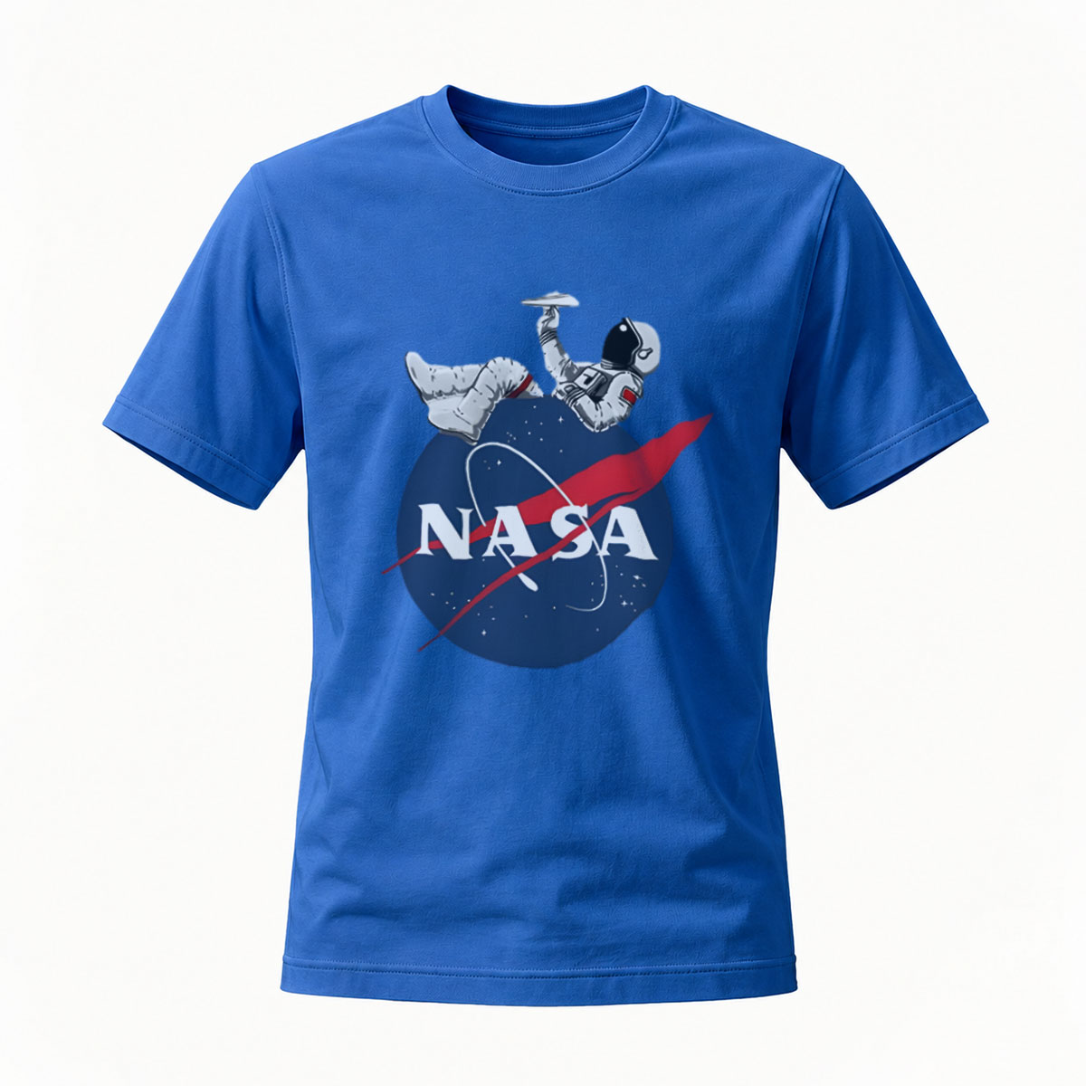 NASA Astronaut Logo T-Shirt Men's Casual Space Design Gift - Image 4