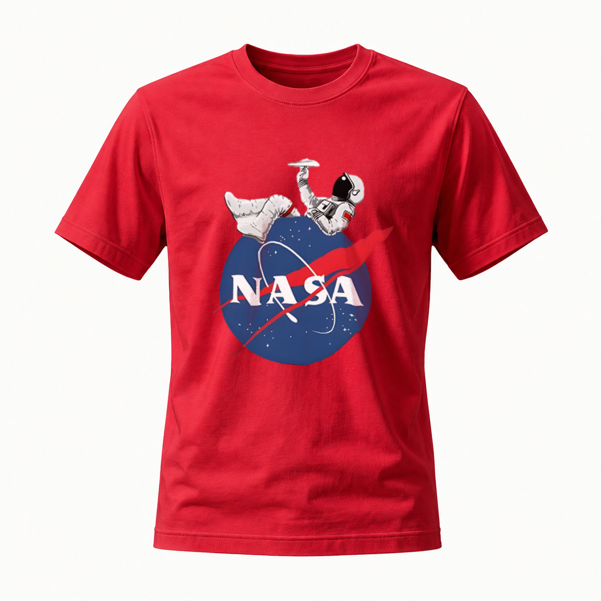 NASA Astronaut Logo T-Shirt Men's Casual Space Design Gift - Image 5