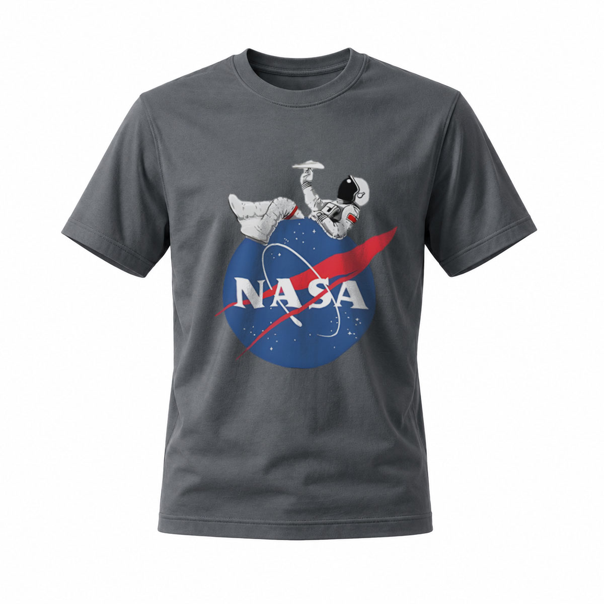 NASA Astronaut Logo T-Shirt Men's Casual Space Design Gift - Image 6