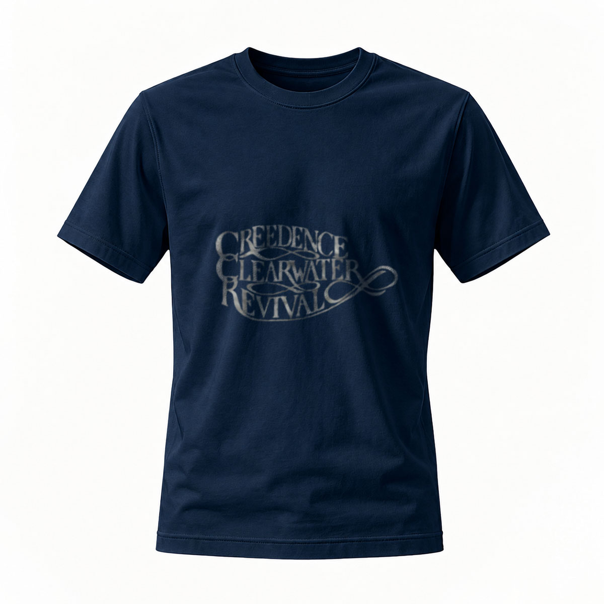 Creedence Clearwater Revival Logo T-Shirt Men's Black Band Music Gift - Image 7