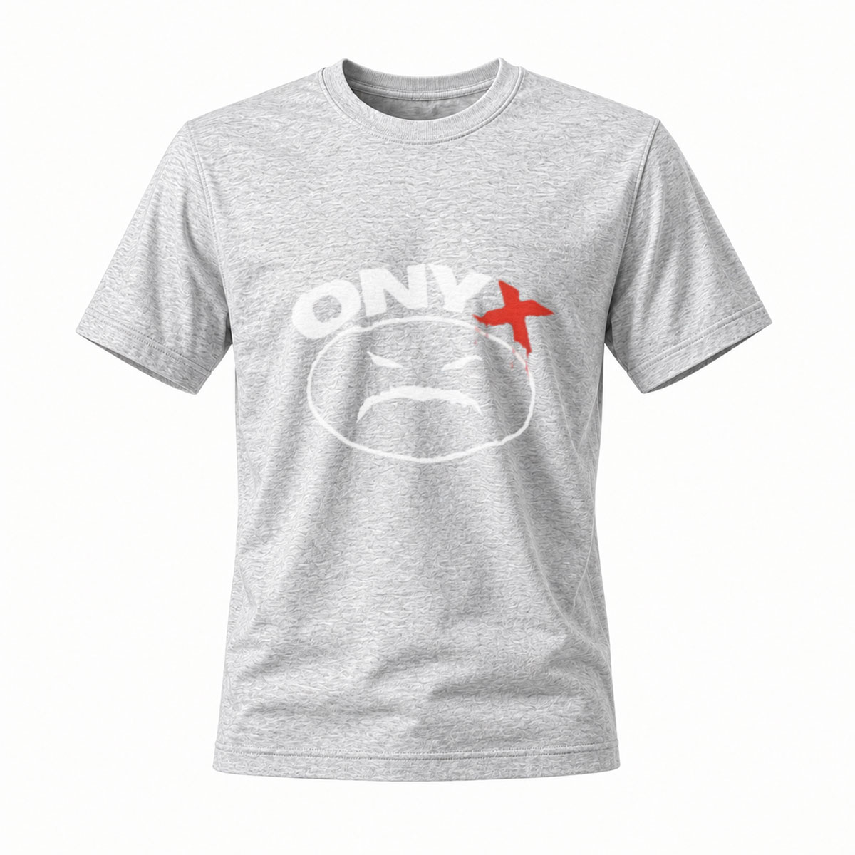 ONYX Logo T-Shirt Men's Black Graphic Tee Angry Face Design - Image 3