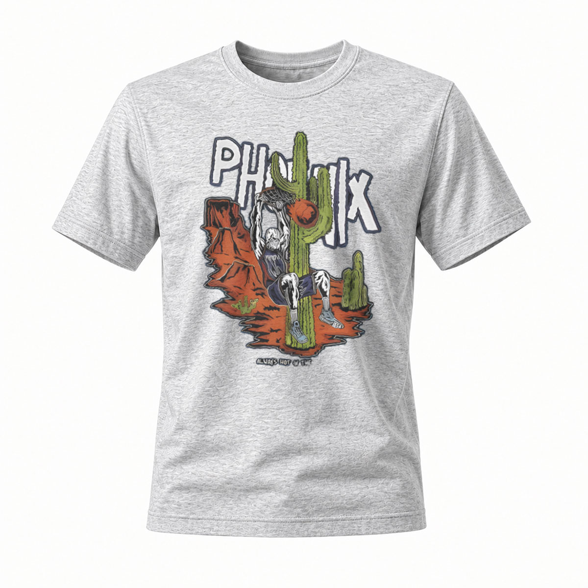Phoenix Desert Cactus T-Shirt Men's Always Hot Design - Image 3