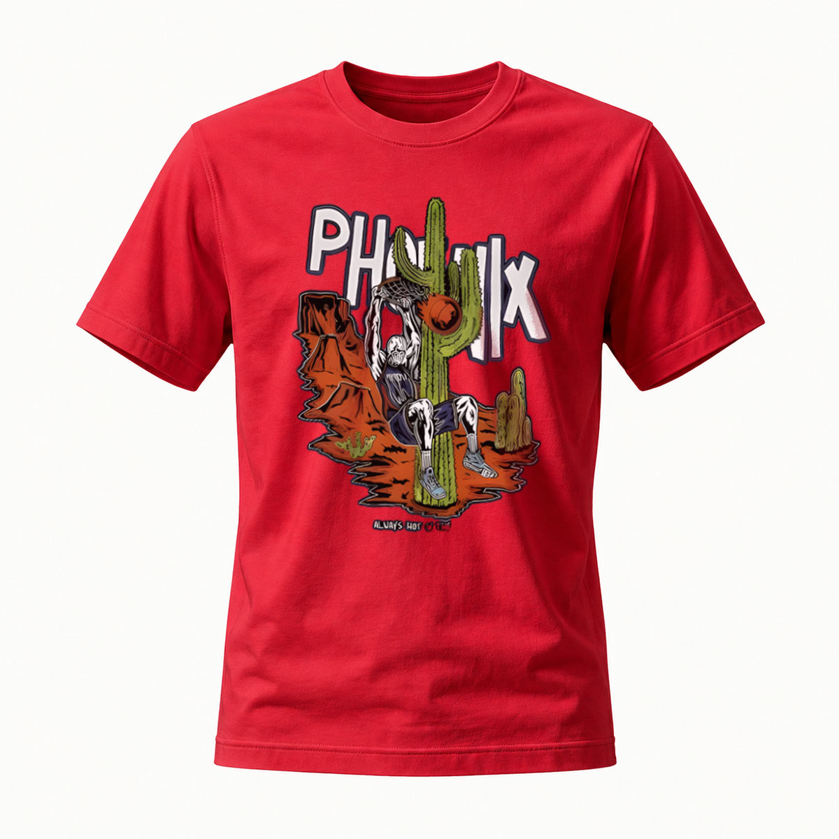 Phoenix Desert Cactus T-Shirt Men's Always Hot Design - Image 5