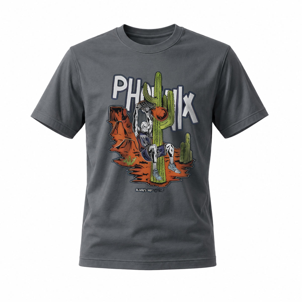 Phoenix Desert Cactus T-Shirt Men's Always Hot Design - Image 6