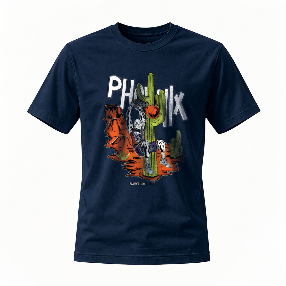 Phoenix Desert Cactus T-Shirt Men's Always Hot Design - Image 7