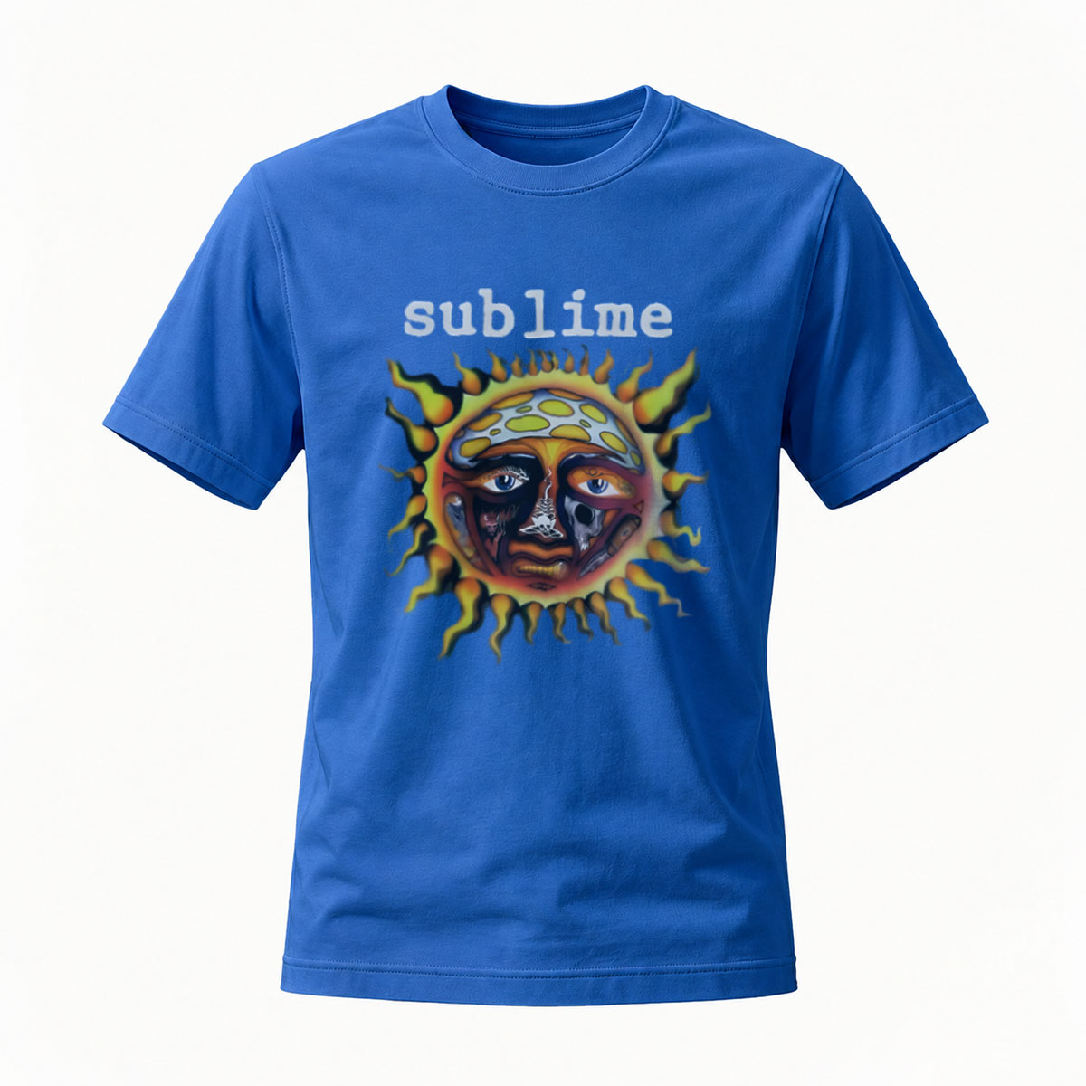 Sublime Sun Face Logo T-Shirt Men's Black Band Tee - Image 4