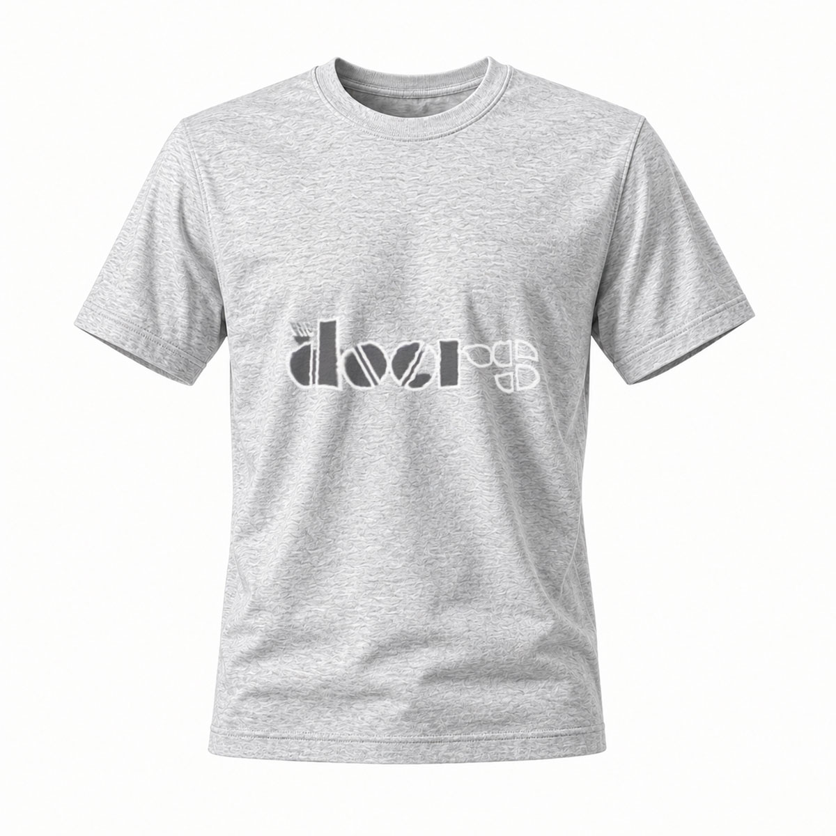 The Doors Logo T-Shirt Men's Black Band Music Tee - Image 3