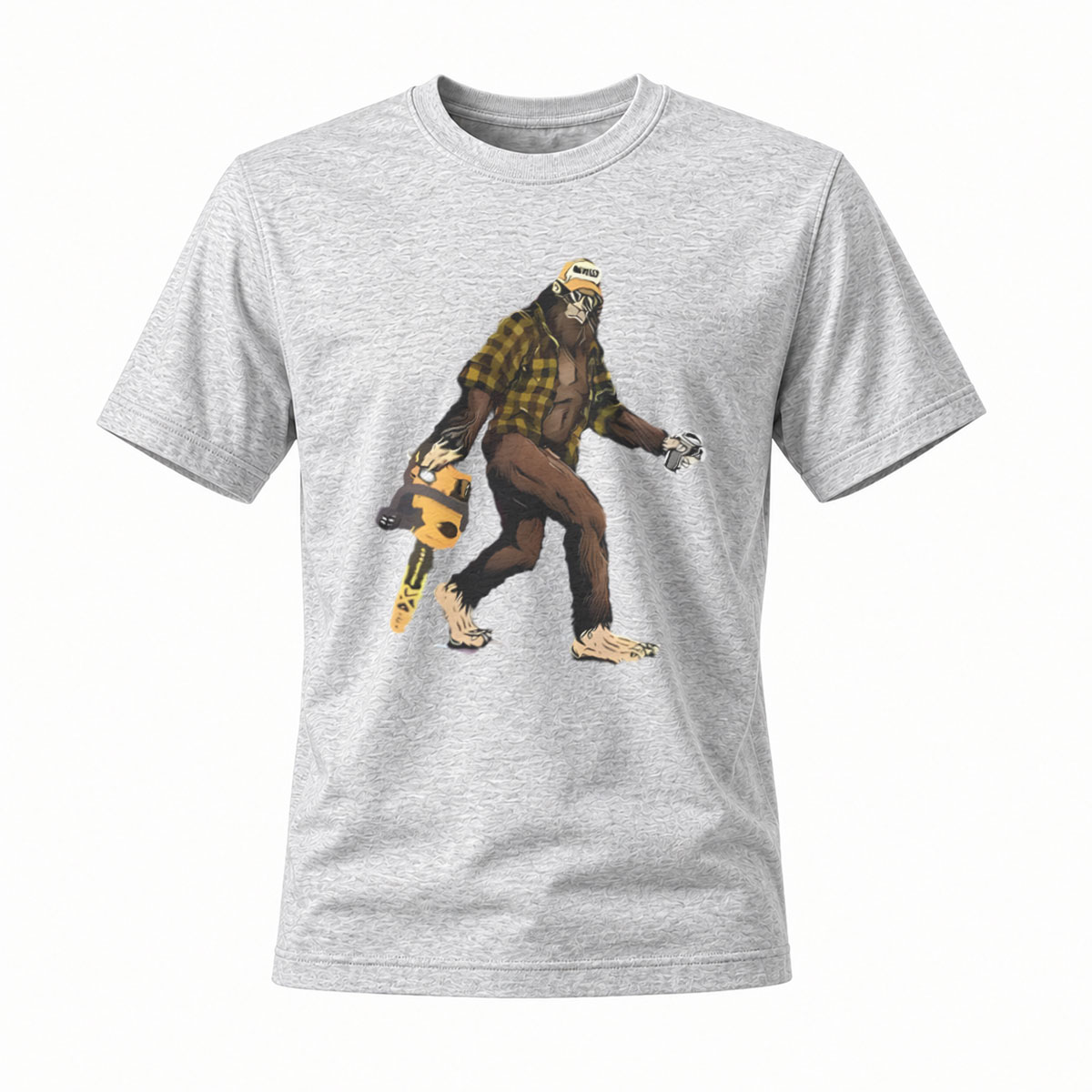 Bigfoot Lumberjack T-Shirt Men's Casual Wear Gift Idea - Image 3