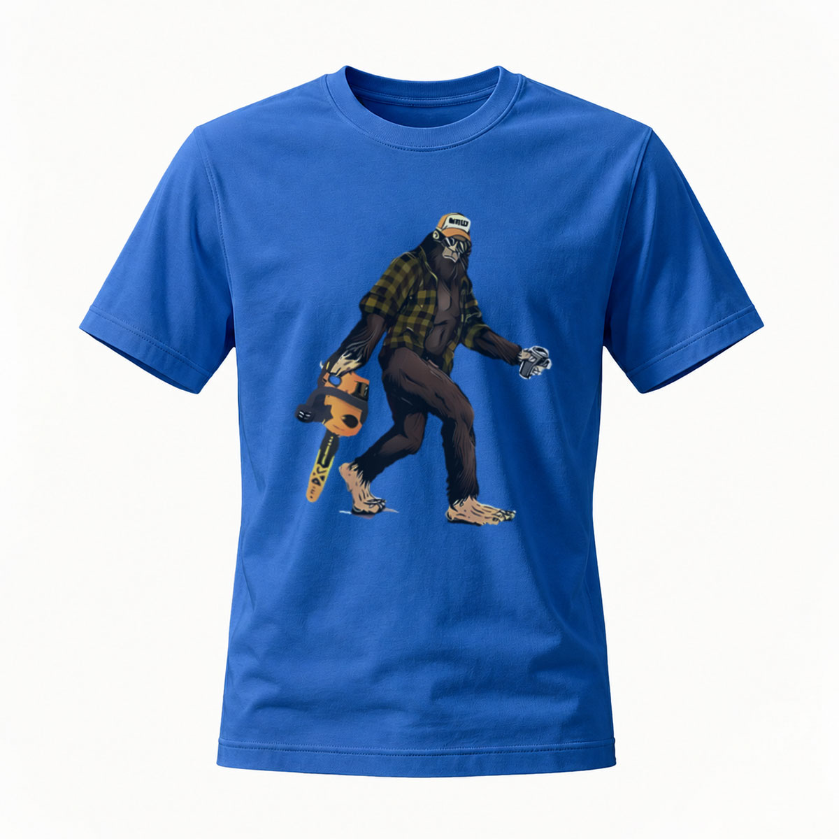 Bigfoot Lumberjack T-Shirt Men's Casual Wear Gift Idea - Image 4
