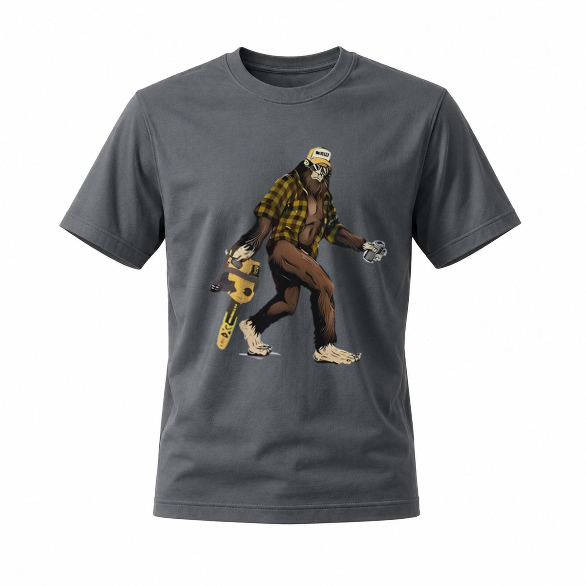 Bigfoot Lumberjack T-Shirt Men's Casual Wear Gift Idea - Image 6