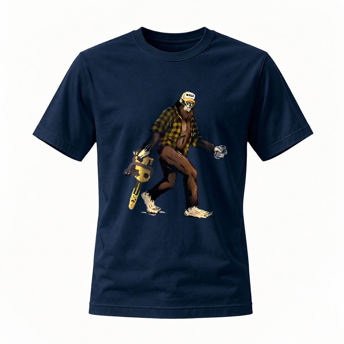 Bigfoot Lumberjack T-Shirt Men's Casual Wear Gift Idea - Image 7