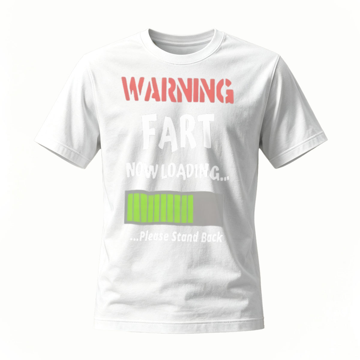 Warning Fart Now Loading Men's T-Shirt Funny Gift Humor - Image 2