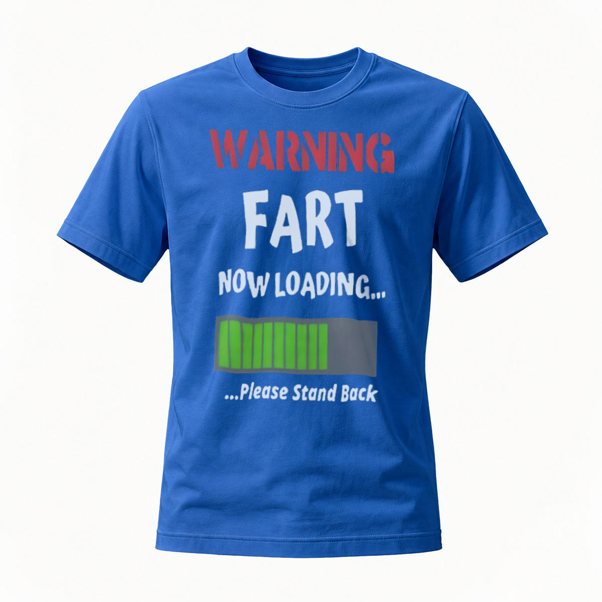 Warning Fart Now Loading Men's T-Shirt Funny Gift Humor - Image 4