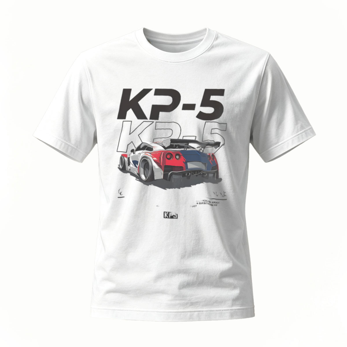 K2-5 Racing Car Graphic Men's T-Shirt - Image 2
