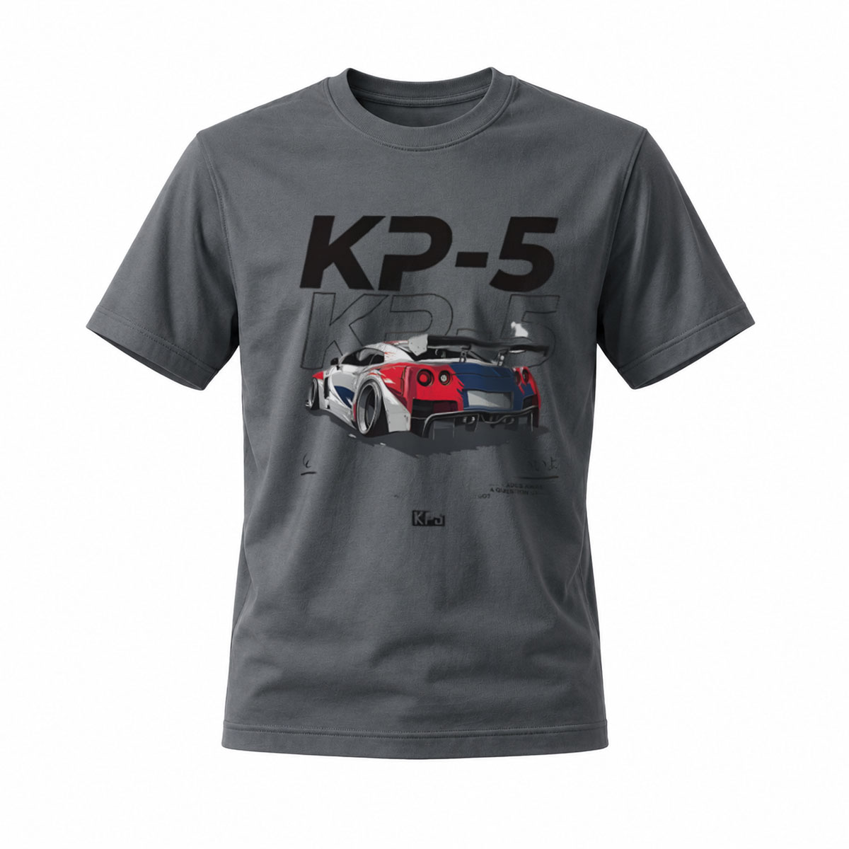 K2-5 Racing Car Graphic Men's T-Shirt - Image 6