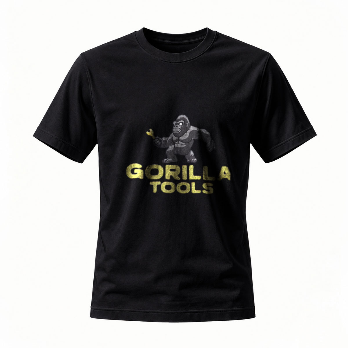 Gorilla Tools Logo T-Shirt Men's Black Graphic Tee