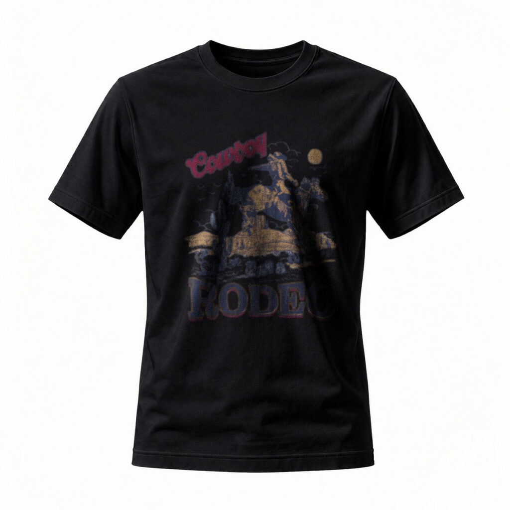 Country Rodeo Western Theme Men's T-Shirt Music Festival Gift