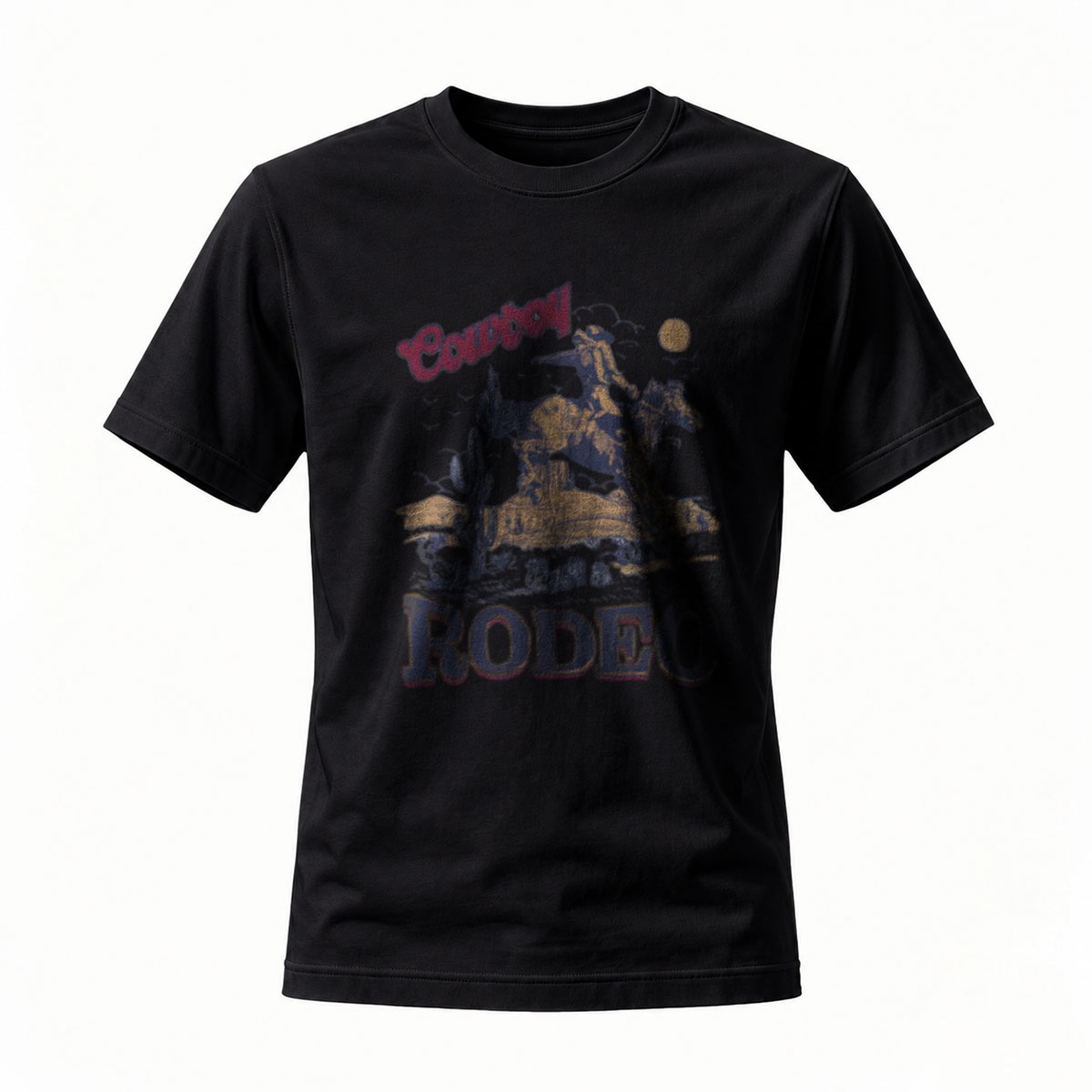 Country Rodeo Western Theme Men's T-Shirt Music Festival Gift