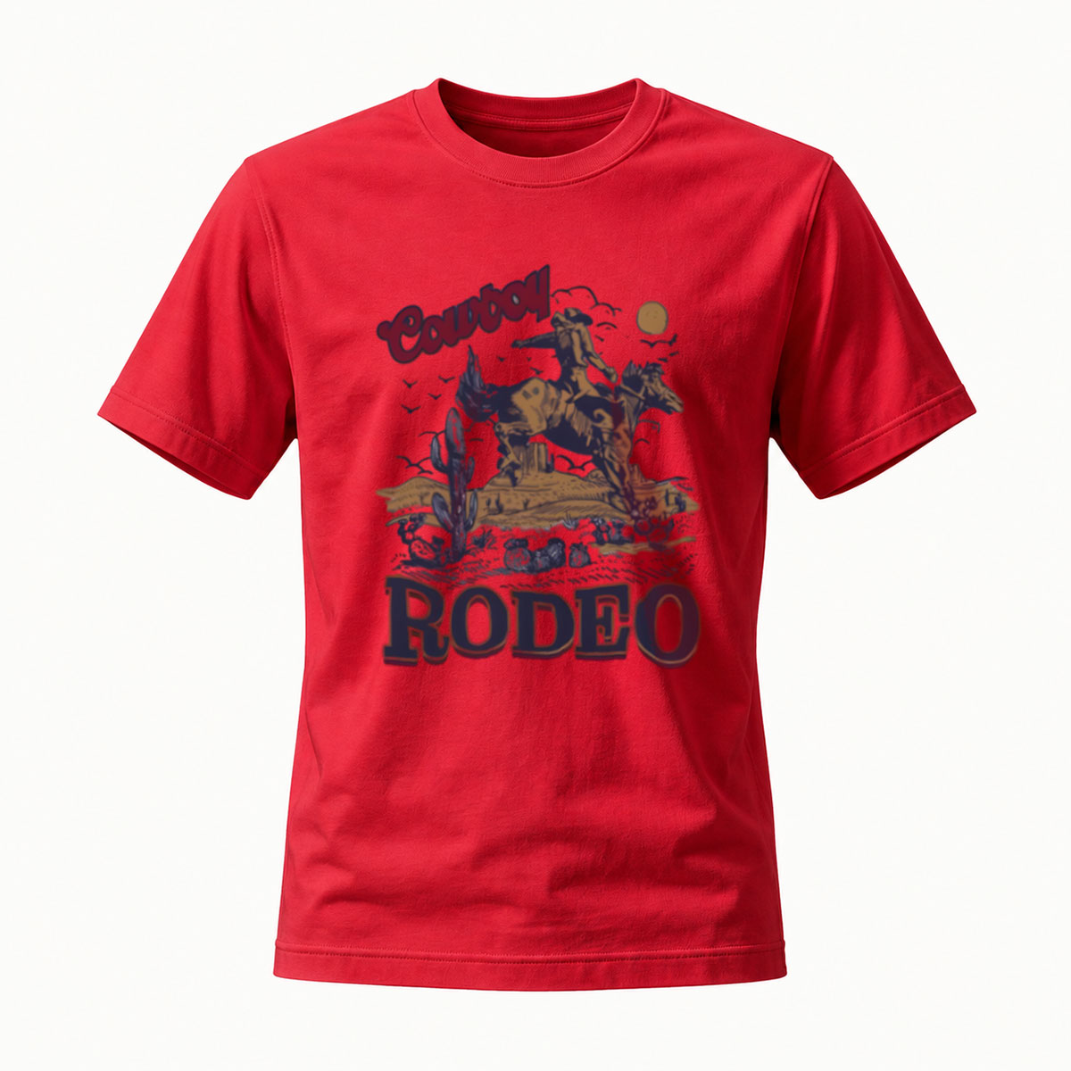 Country Rodeo Western Theme Men's T-Shirt Music Festival Gift - Image 5