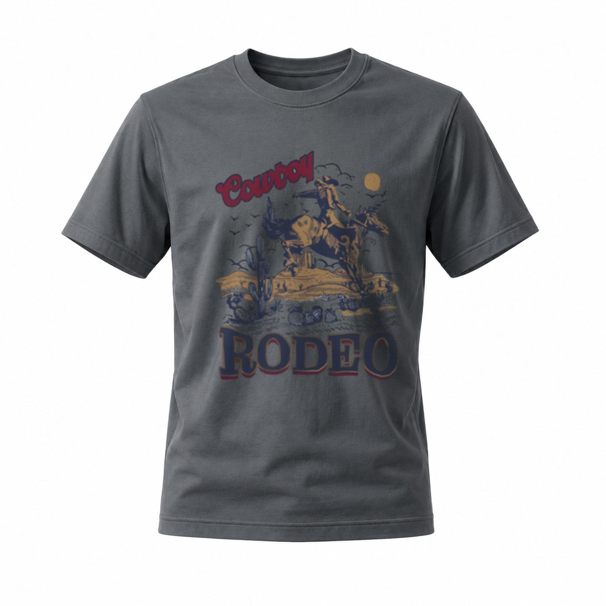 Country Rodeo Western Theme Men's T-Shirt Music Festival Gift - Image 6