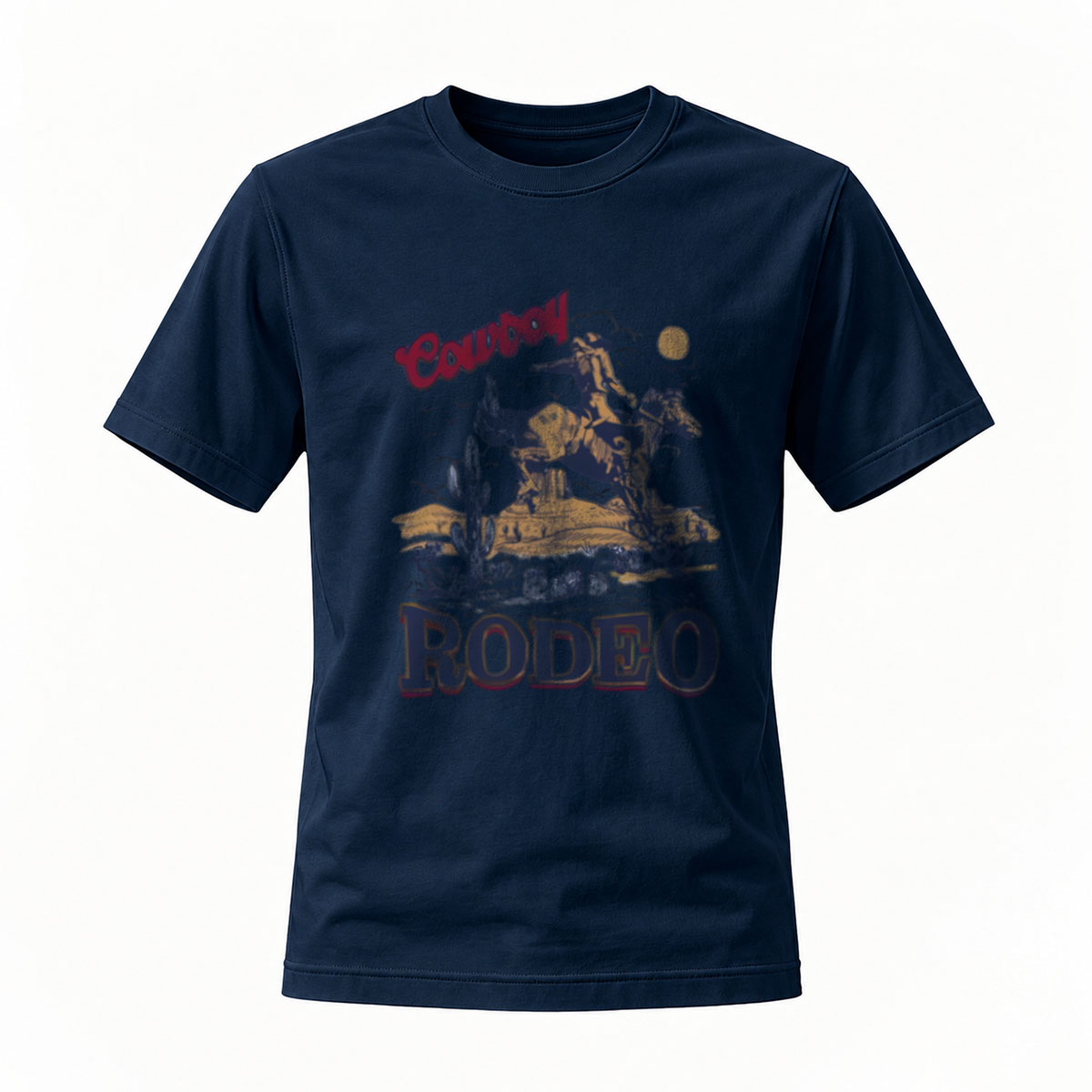 Country Rodeo Western Theme Men's T-Shirt Music Festival Gift - Image 7