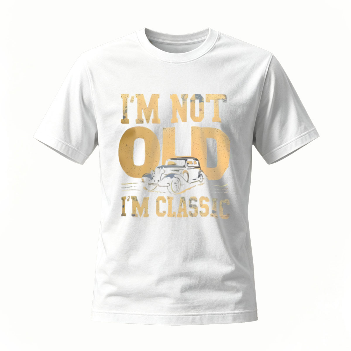 I'm Not Old I'm Classic Men's T-Shirt Vintage Car Design - Image 2
