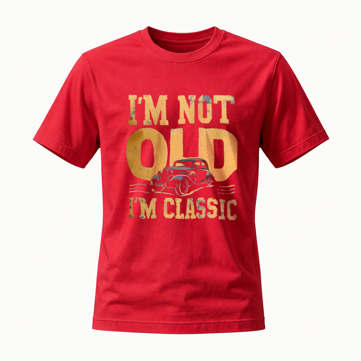 I'm Not Old I'm Classic Men's T-Shirt Vintage Car Design - Image 5