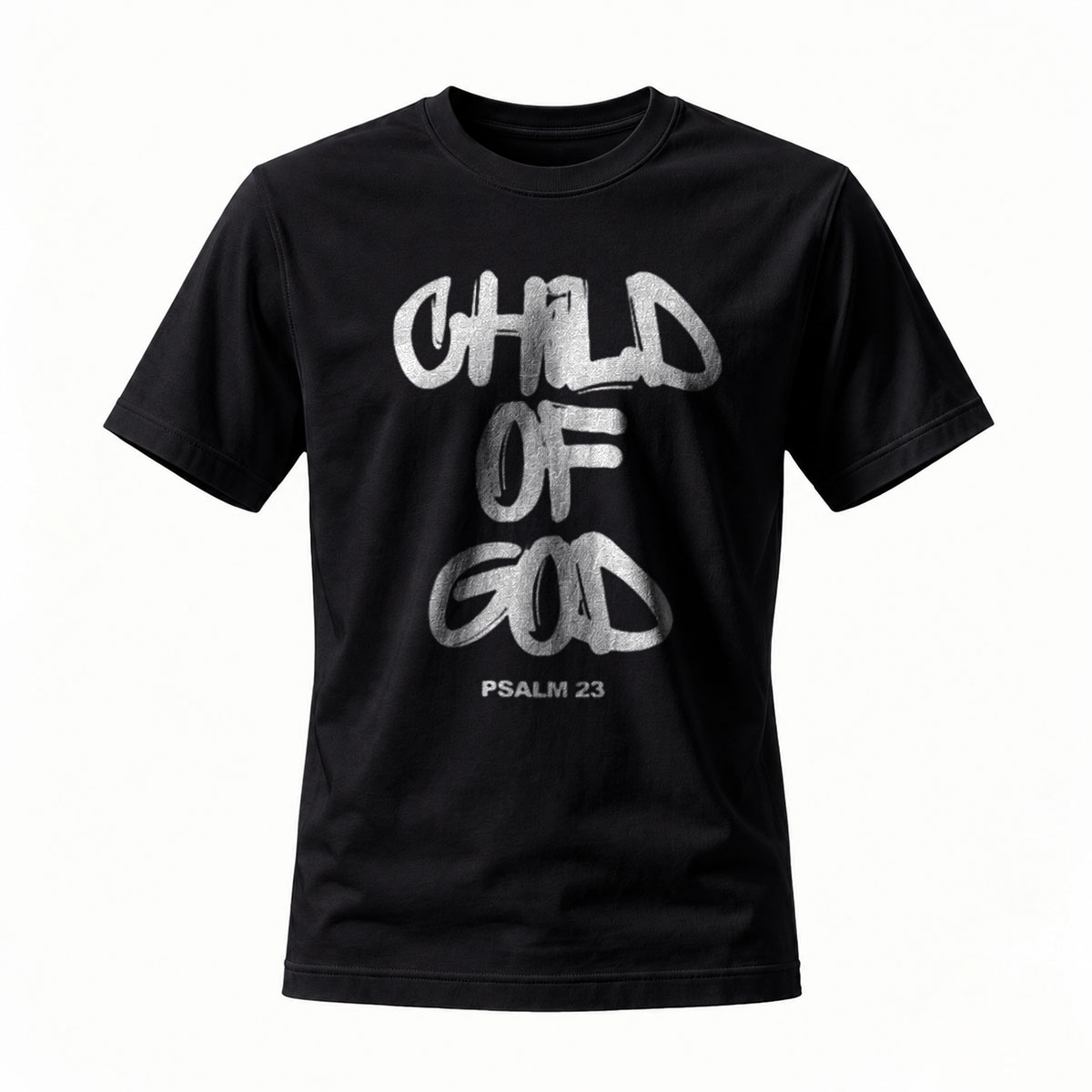 Child of God Psalm 23 Mens T-Shirt Religious Faith Apparel