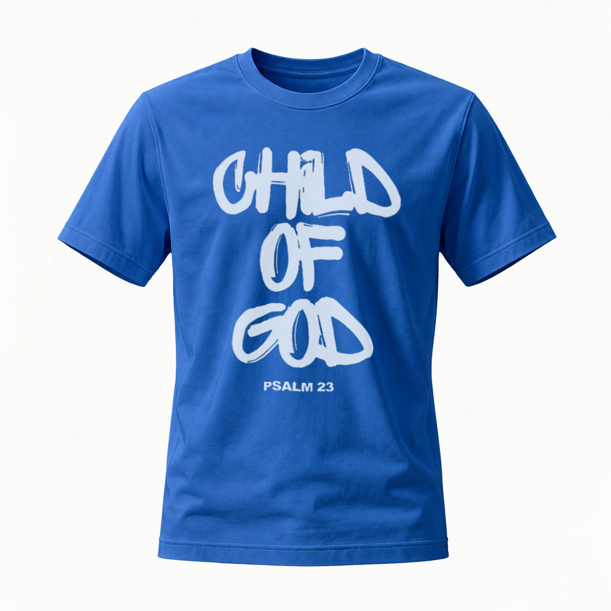 Child of God Psalm 23 Mens T-Shirt Religious Faith Apparel - Image 4