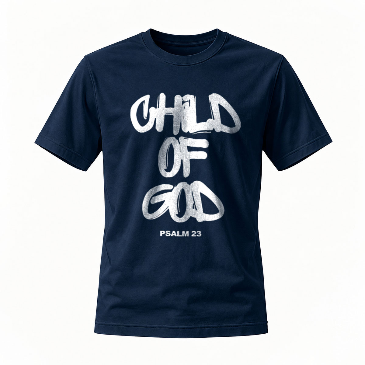 Child of God Psalm 23 Mens T-Shirt Religious Faith Apparel - Image 7