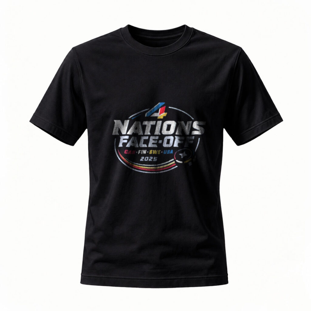4 Nations Face Off 2025 T-Shirt Men's Baseball Cap Gift Sport Wear