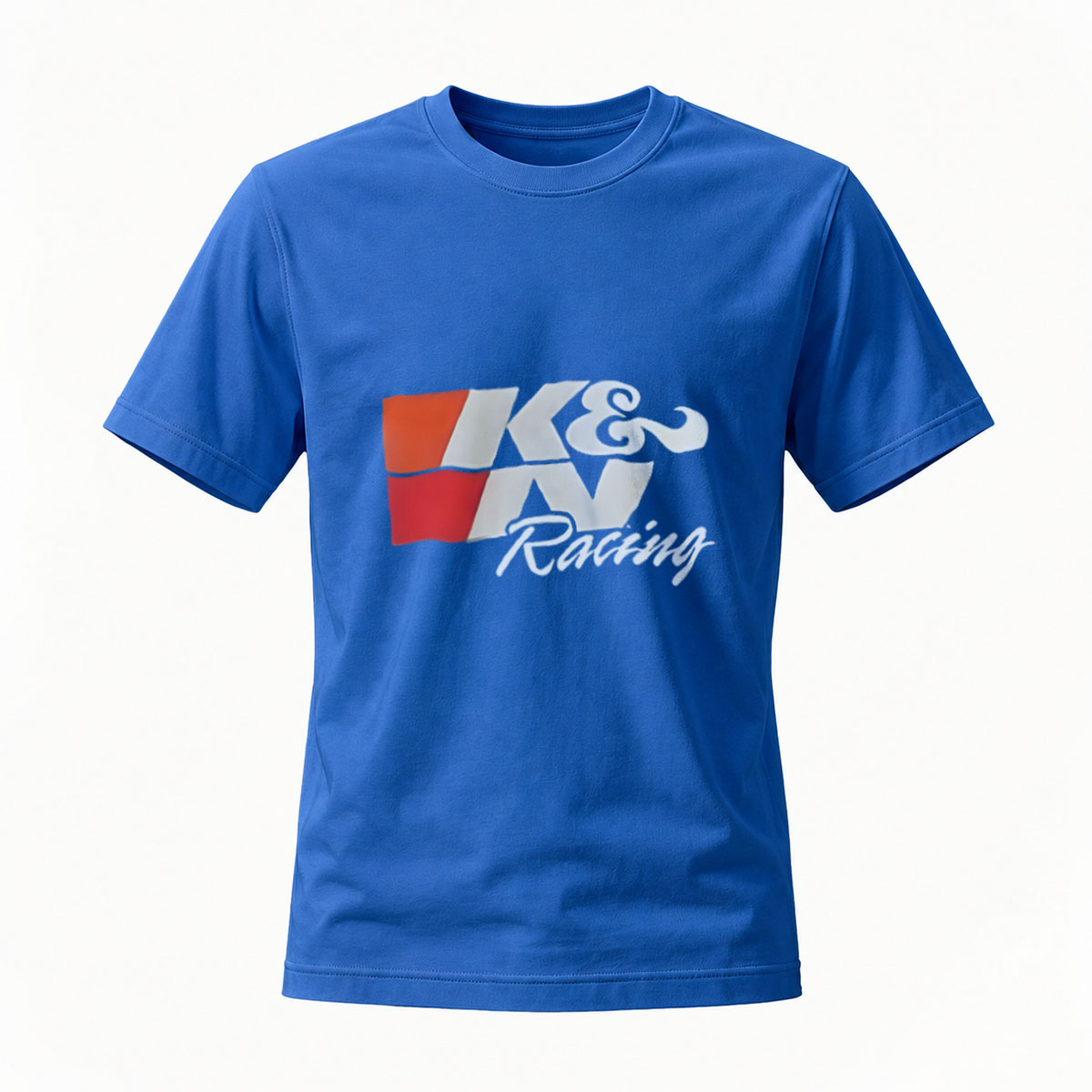 K&W Racing Logo T-Shirt Men's Black Cotton Casual Wear - Image 4