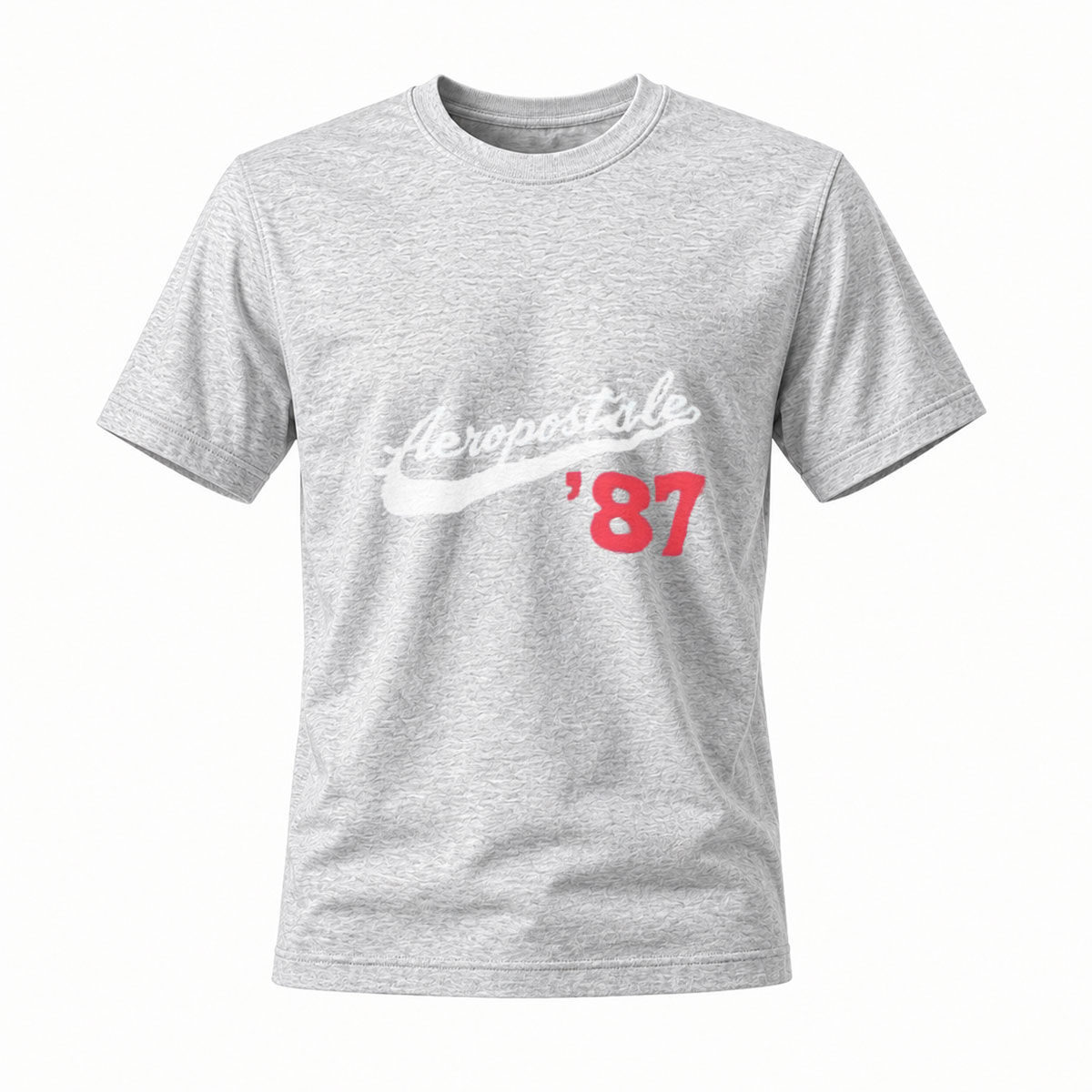 Aeropostale 87 Logo Black T-Shirt Men's Casual Wear - Image 3