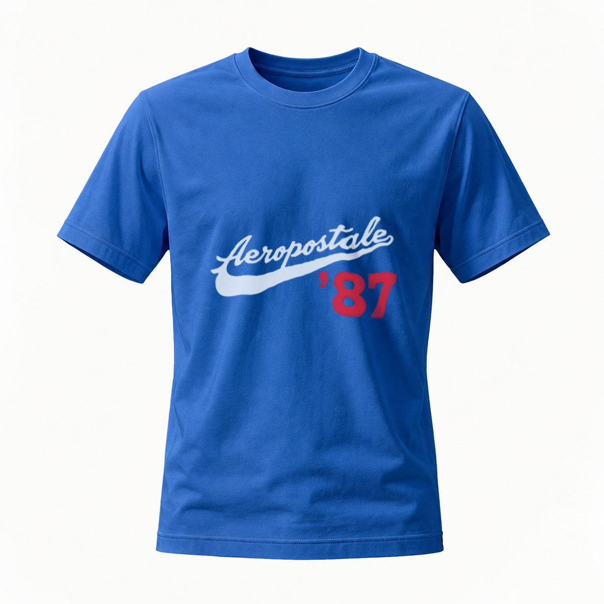 Aeropostale 87 Logo Black T-Shirt Men's Casual Wear - Image 4
