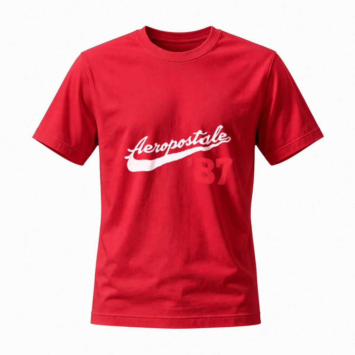 Aeropostale 87 Logo Black T-Shirt Men's Casual Wear - Image 5