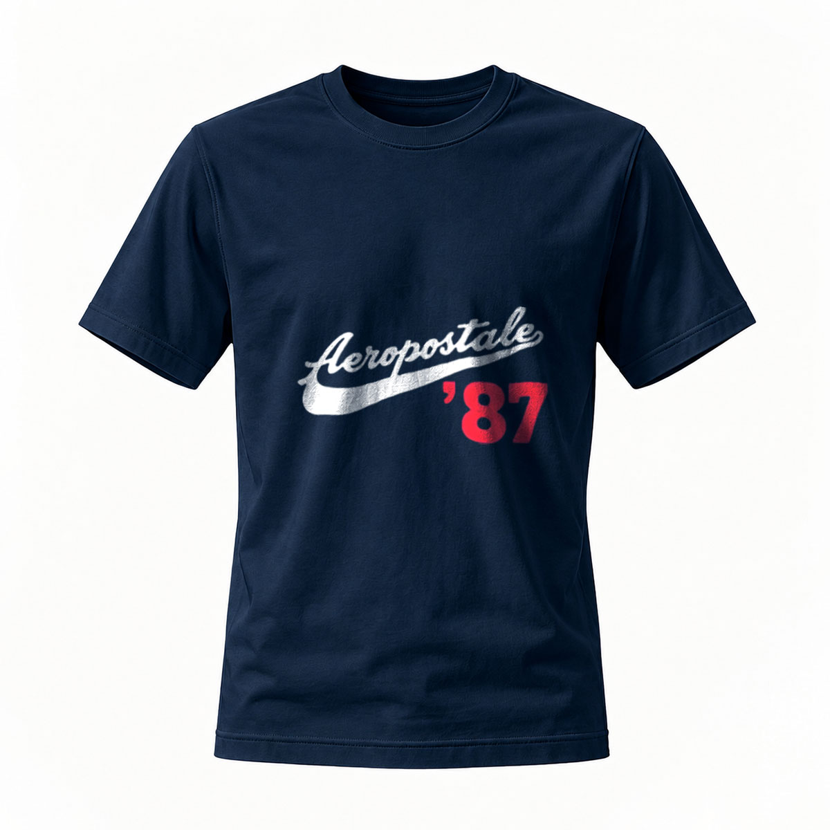 Aeropostale 87 Logo Black T-Shirt Men's Casual Wear - Image 7