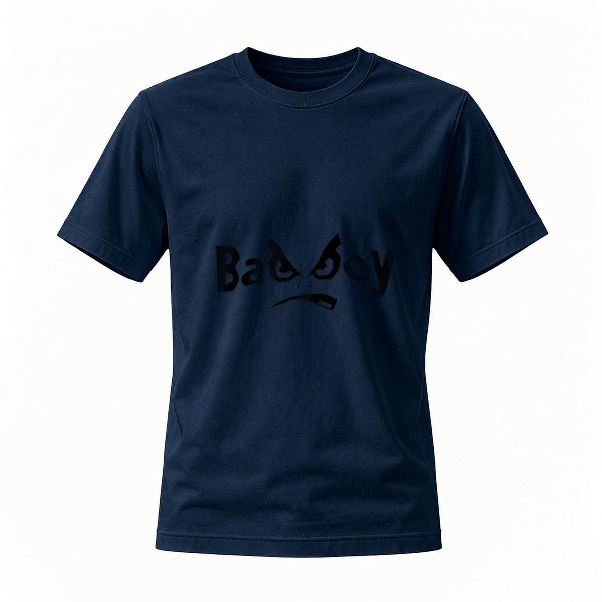 Black T-Shirt with Subtle Logo Design for Men and Women Casual Wear - Image 7