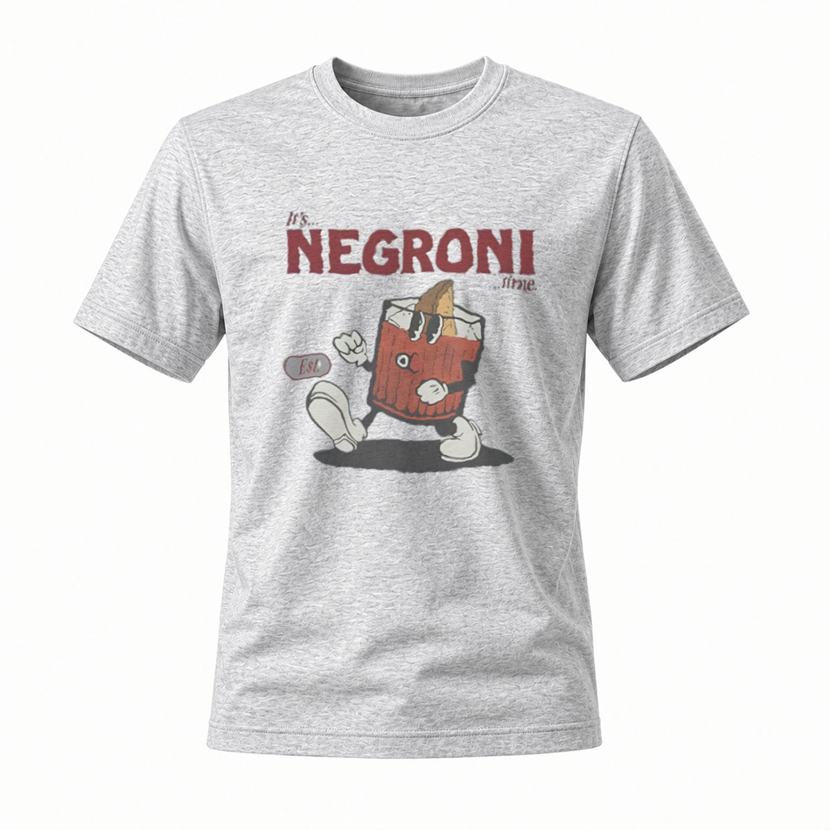 It's Negroni Cocktail T-Shirt Men's Funny Drink Graphic Tee - Image 3