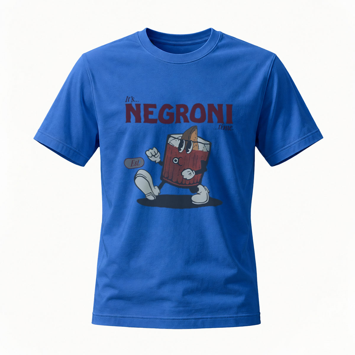 It's Negroni Cocktail T-Shirt Men's Funny Drink Graphic Tee - Image 4
