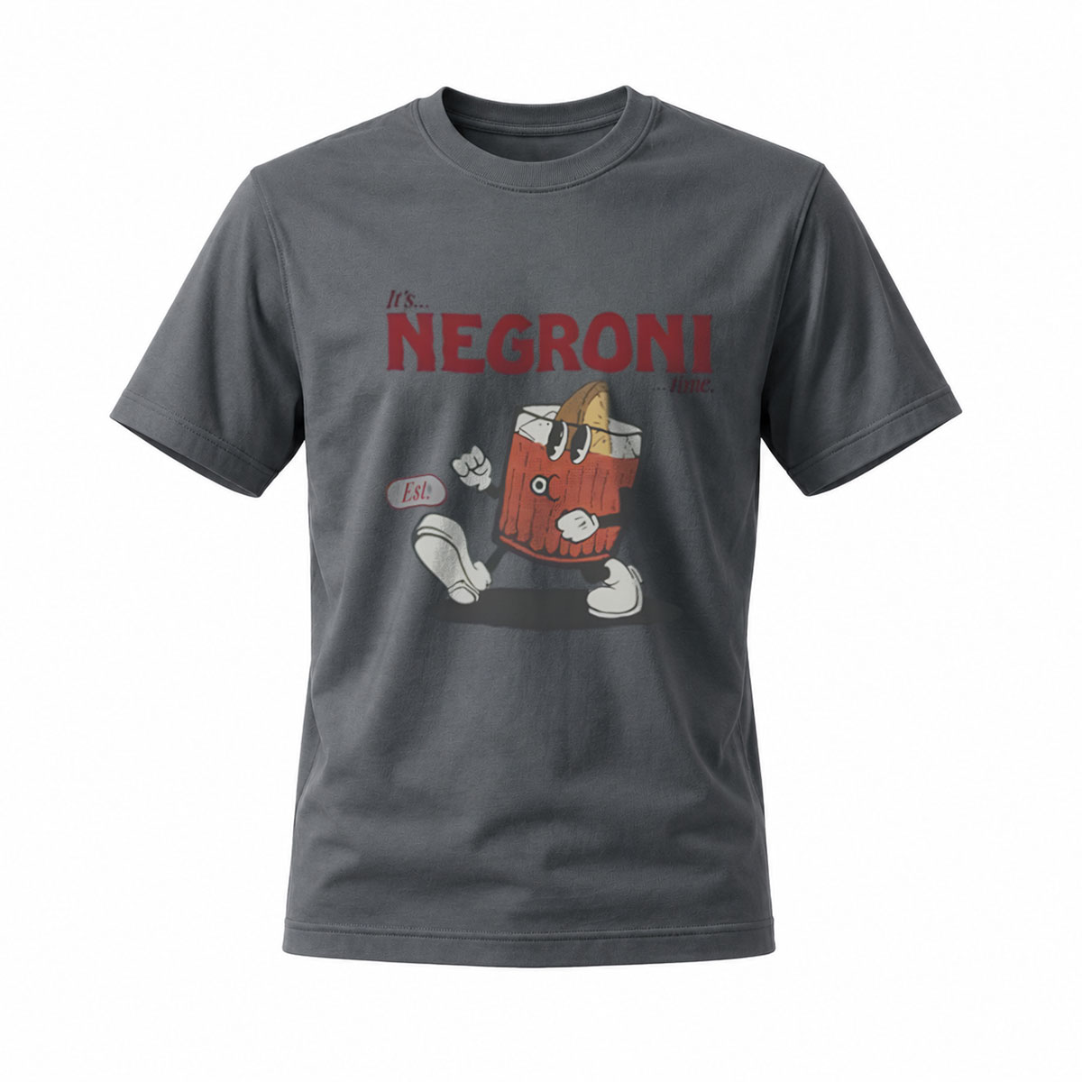 It's Negroni Cocktail T-Shirt Men's Funny Drink Graphic Tee - Image 6