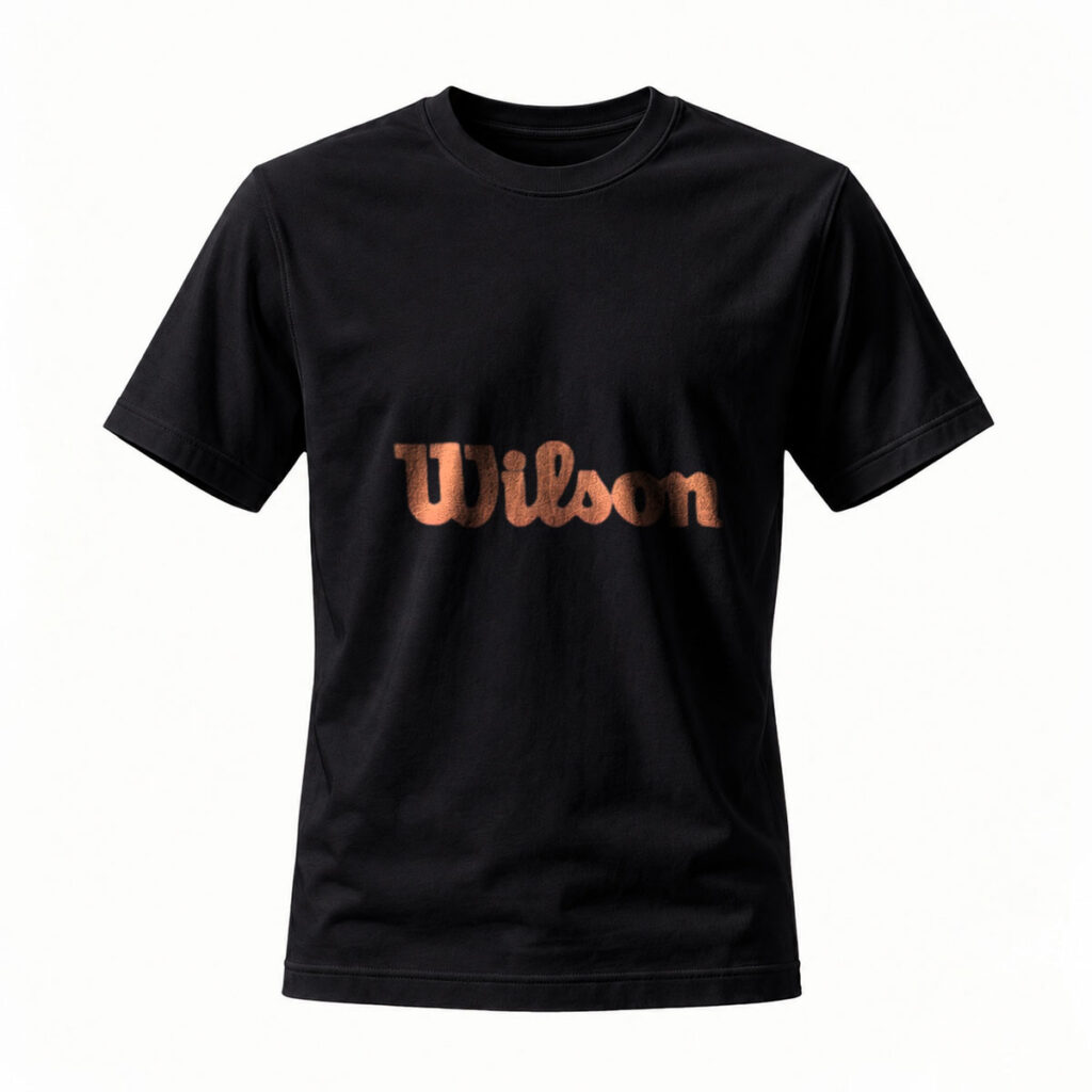 Wilson Logo Black T-Shirt Men's Casual Wear