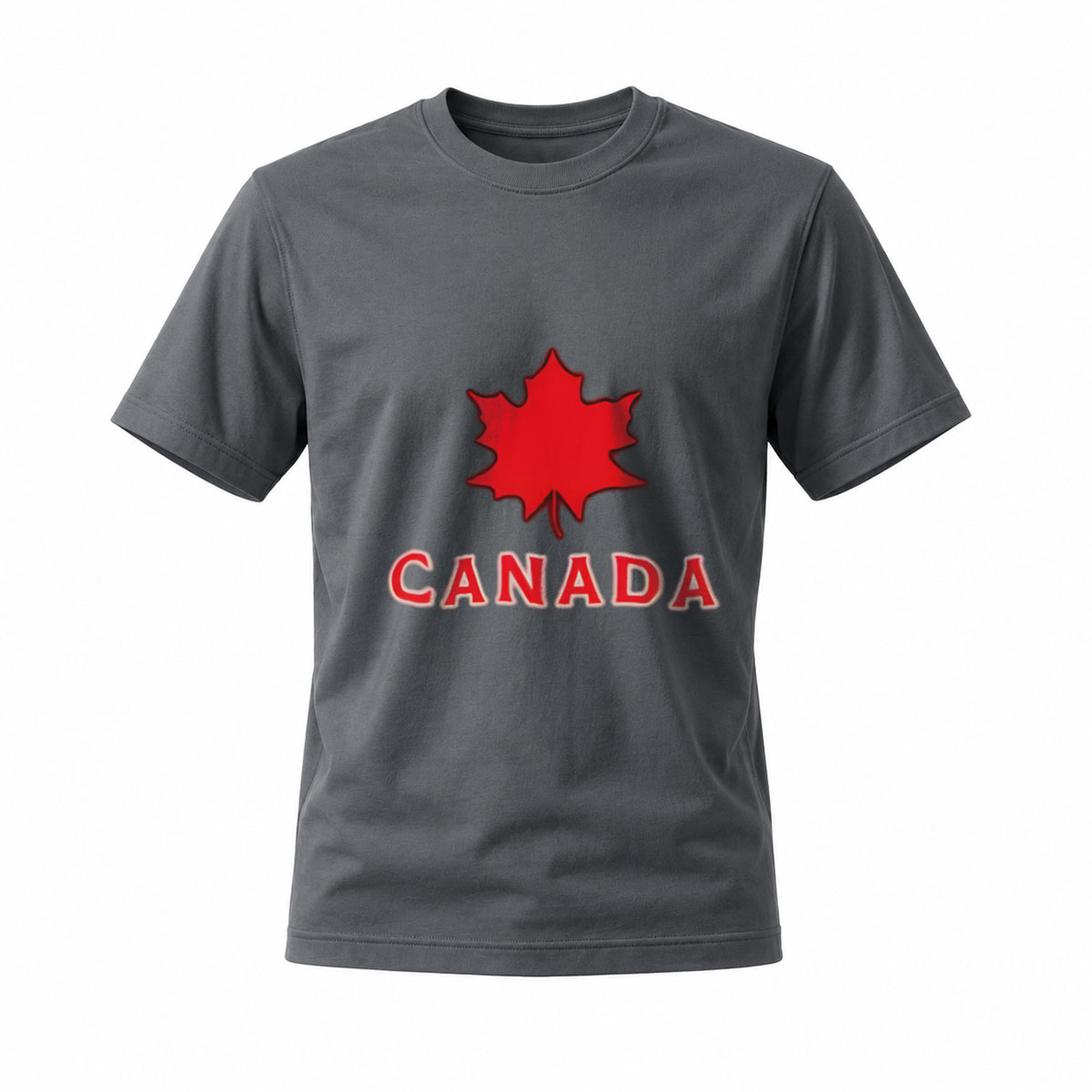 Canada Maple Leaf T-Shirt Men's Black Red Logo Casual Wear - Image 6