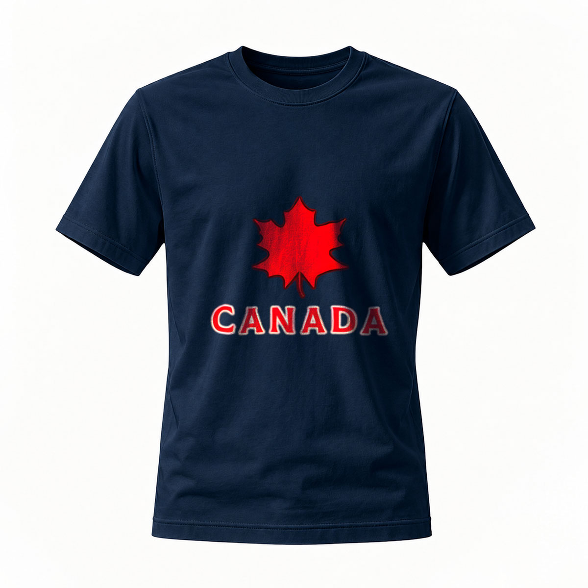 Canada Maple Leaf T-Shirt Men's Black Red Logo Casual Wear - Image 7
