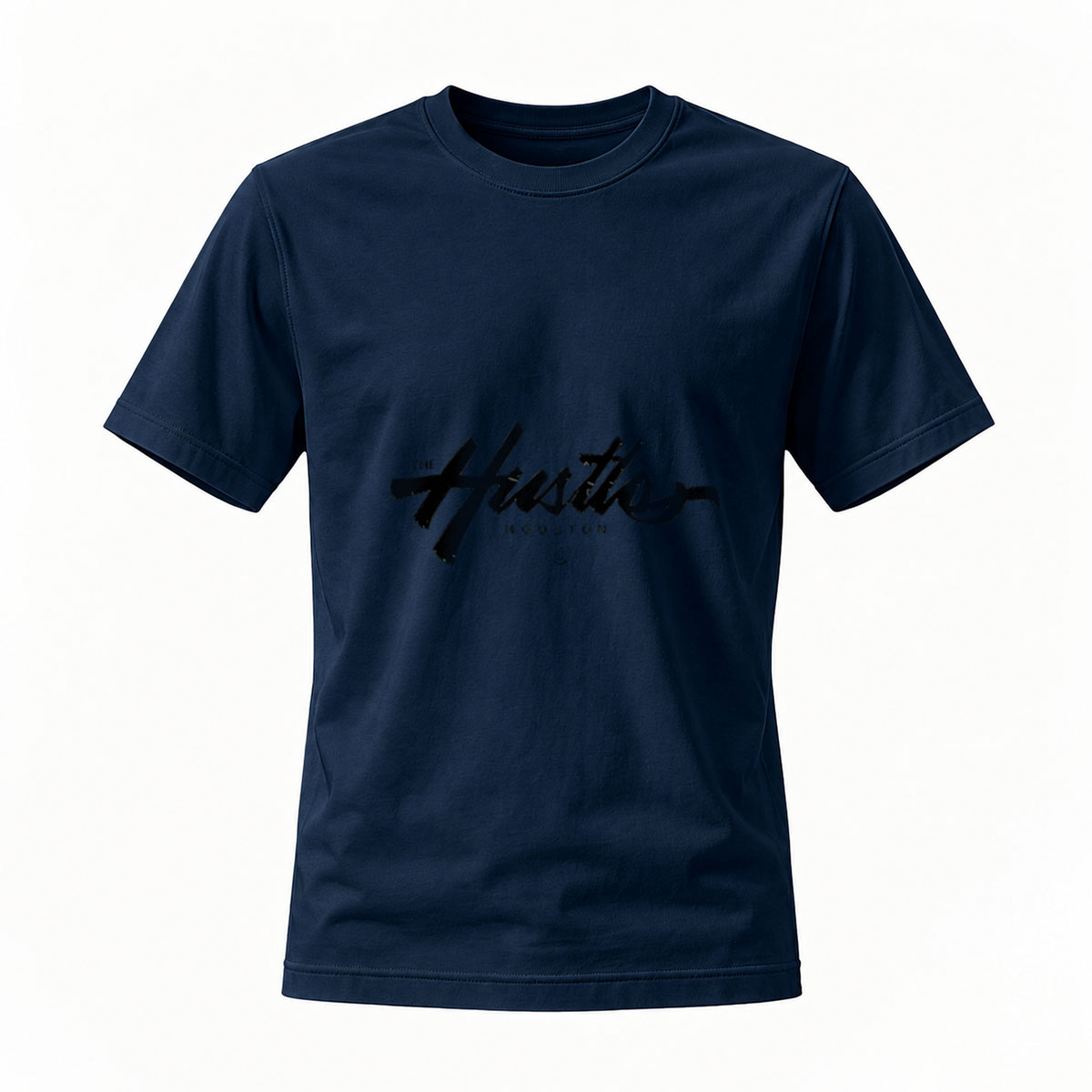 Black T-Shirt Men's Casual Wear Minimalist Design Fashion Top - Image 7