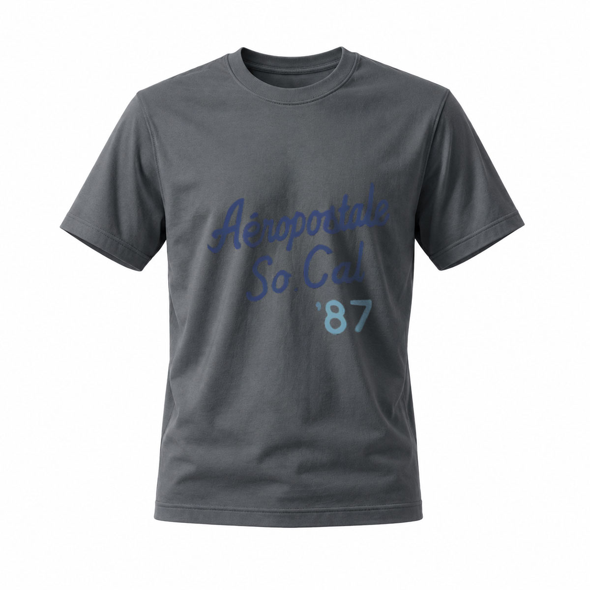 Aeropostale So Cal 87 Men's T-Shirt Black Casual Wear - Image 6