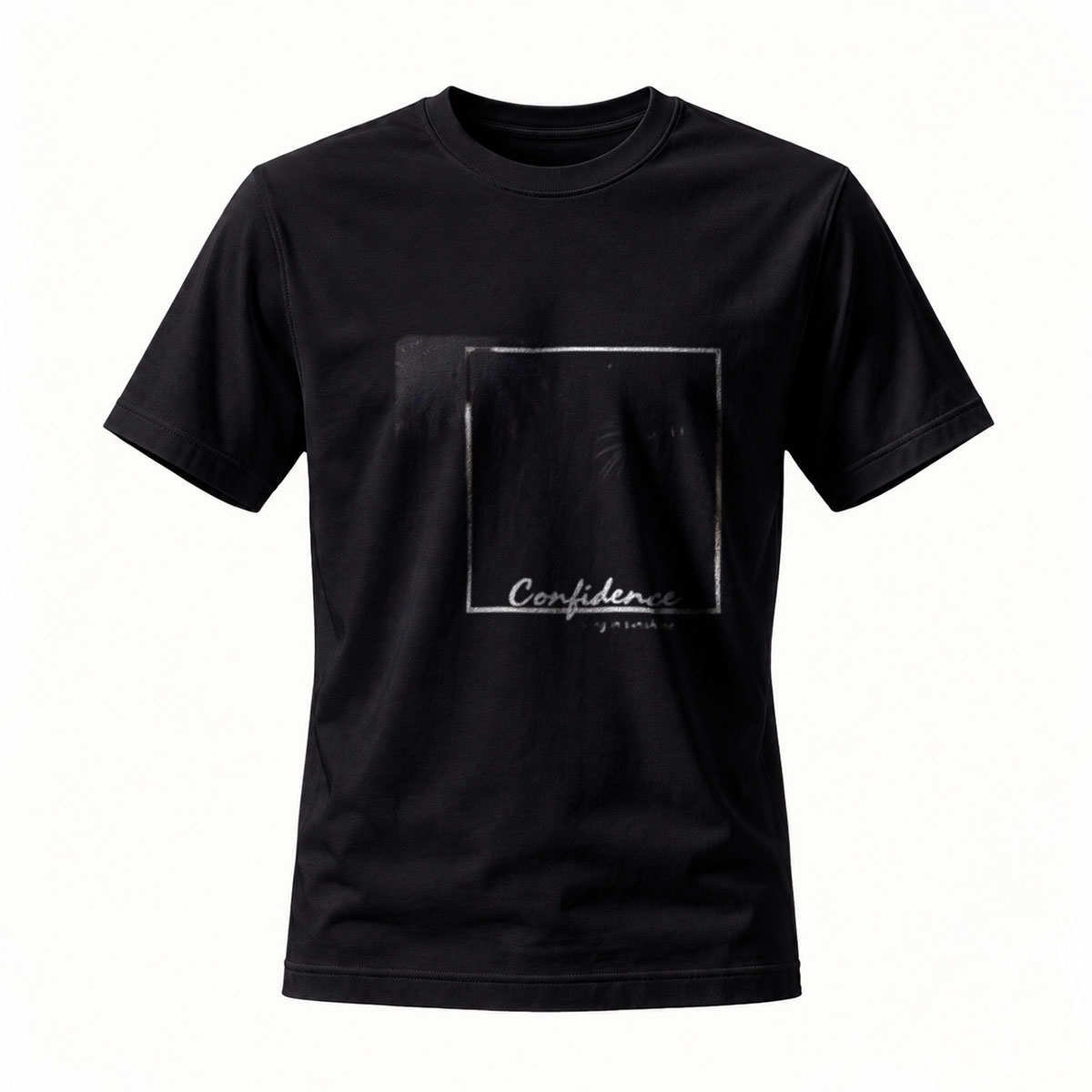 Confidence Print Men's T-Shirt Fashion Statement Wear
